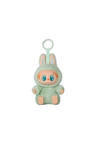 OEMN LABUBU 2.0 Sitting Party Plush Figure, Azttoztto, 15cm, Mint Green