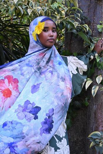 Pull Scarfs Comfy Flue Pattern Shawl - Morcivert