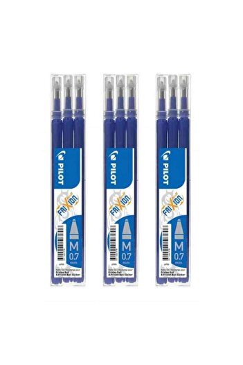 Pilot Set 9 rezerve FriXion, Pilot, 0.7 mm, Albastru