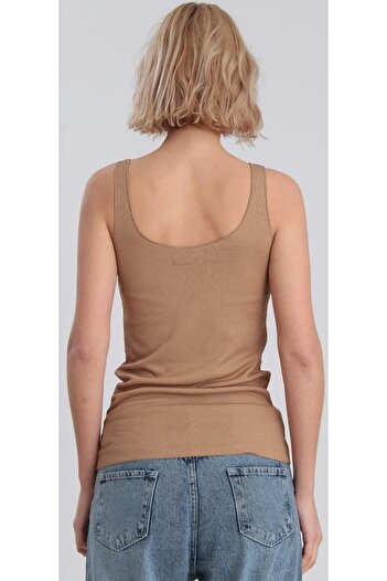 nesli Women's Basic Undershirt Premium Quality Mink Ness45677^^