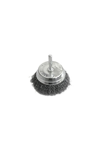 Strend Pro Steel Wire Brush, Circular, with Shaft, Silver, 63 mm, Strend Pro