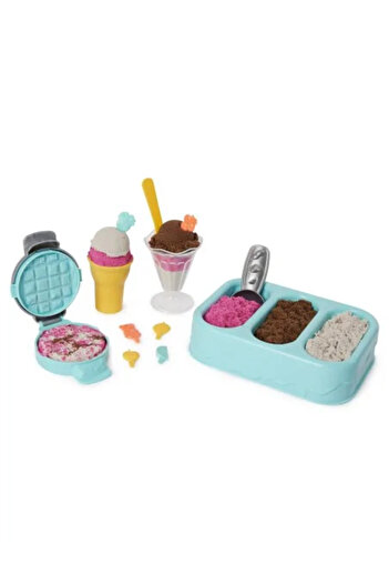 Kinetic Sand Set - Ice Cream and Colorful Scented Sweets