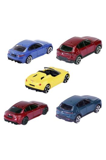 Majorette Set 5 metal toy cars Alfa Romeo