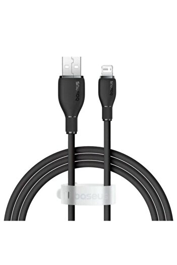 Baseus Cablu de încărcare rapidă USB la Lightning Pudding 2.4A 1.2m Negru