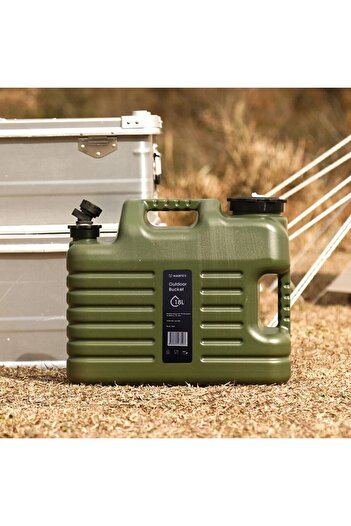 MADFOX Galon Air PE Musluklu Su Bidonu 18 Litre GREEN