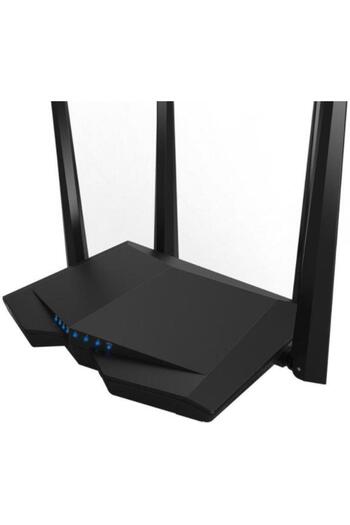 Tenda Router Wireless AC6, Dual Band, 1200 Mbps, 4 Antene Externe (Negru)