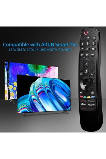Generic Universal Magic Remote Control for Smart TVs, Netflix/Prime Video Buttons