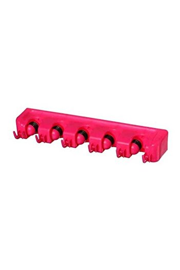 co arma Broom And Mop Organizer Pink