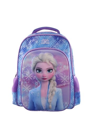 offlimits Ghiozdan școlar, OffLimits, model 3D Frozen Elsa, 3 compartimente, 31x15x45 cm