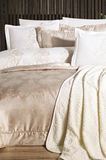 Çeyiz Diyarı Dowry Land Bundle 10 Piece Dowry Set Beige