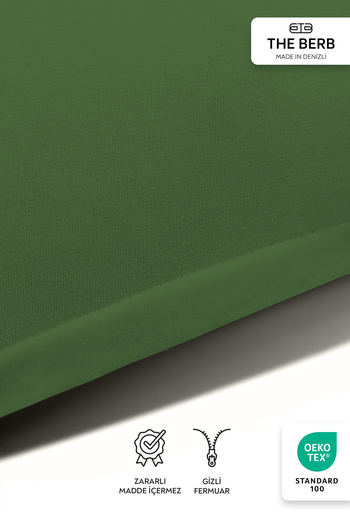 The Berb |   Set of 2 Combed Cotton Pillowcases |   100% Cotton |   50 X 70 cm |   Zippered