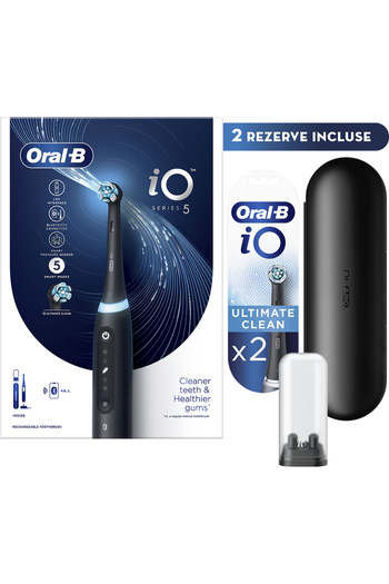 Oral-B iO5 Black + 2 brush heads