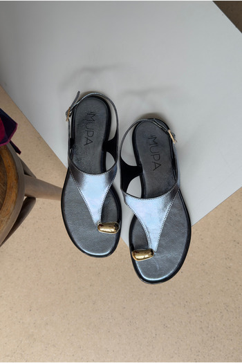 Mupa Shoes Women's Sandals Blue Patent Leather