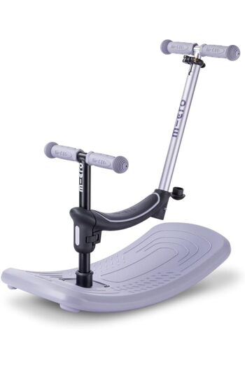 Micro Mini Deluxe Rock & Go LED Lavender Mist | Deluxe Rock Scooter for Kids | Kids Scooter Deluxe R