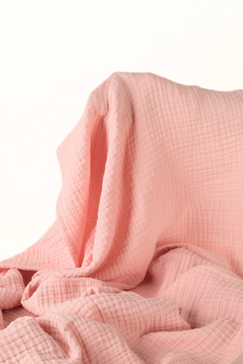 LAVENDIER Teddy 100% Cotton 4 Layers Sewn Edges 120 X 120 Muslin Baby Blanket
