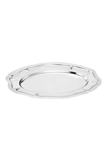 ROYALFORD Premium-Quality Stainless Steel Salad Tray 45 cm