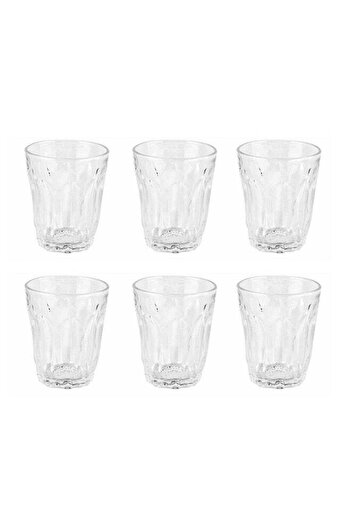 ROYALFORD 6-Piece Glass Tumbler Set Clear