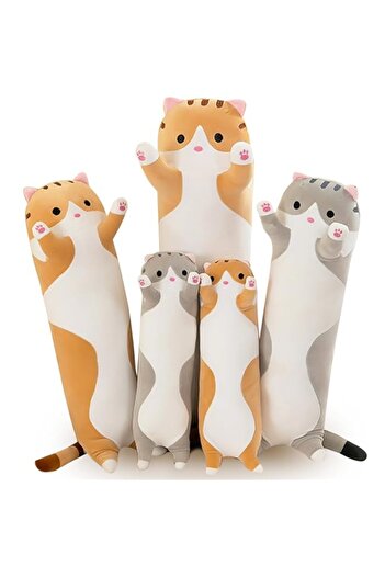 Generic Bobomon Cat Cuddly Toy Soft Long Pillow Giant XXL Kawaii Large Plush Toy Cute Side Sleeper Plushie