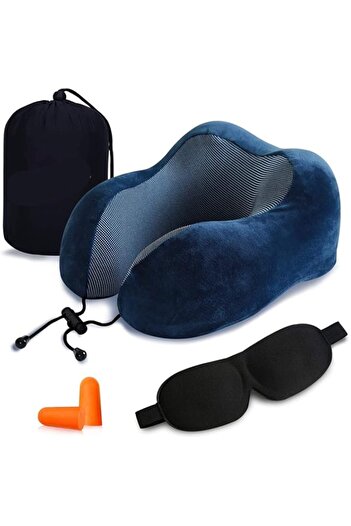 Generic Khazna Travel Pillow Luxury Memory Foam Neck & Head Support Pillow Soft Sleeping Rest Cushion for A