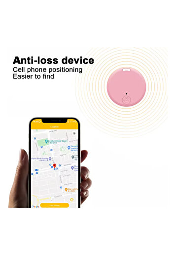 HIMOJO جهاز تتبع ذكي بتقنية البلوتوث – متوافق مع Apple Find My و Siri – لتتبع المفاتيح والحقائب والمحافظ