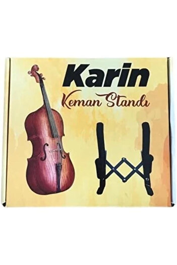 AyrStore Karin Keman Standı Ukulele Standı Violin Stand Akordiyon Yapısı ile Katlanabilir