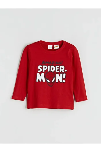 LC Waikiki Lcw Kids New Season Spider-Man Printed Boys Pajamas Suit