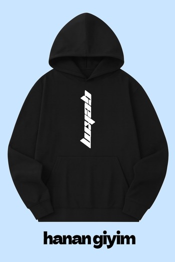 bellanova Copy - Unisex 3 Thread Hooded Printed Sweatshirt