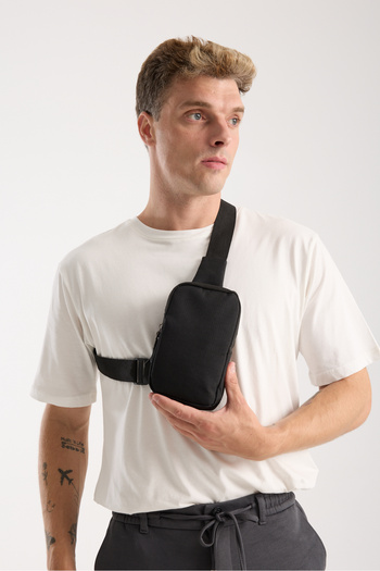 HSR Unisex Su Geçirmez Günlük Spor Çapraz Ayarlanabilir Askılı Astarlı El Göğüs ve Omuz Çantası