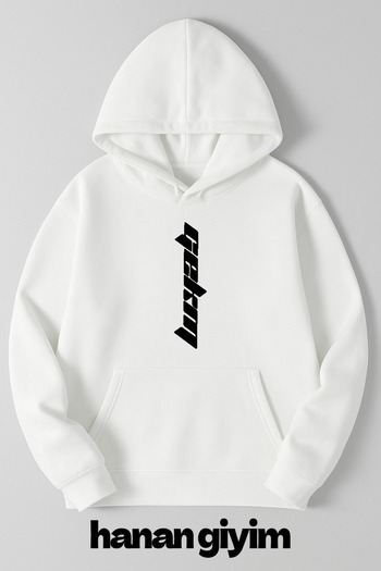 bellanova Copy - Unisex 3 Thread Hooded Printed Sweatshirt