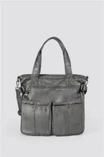 Alfanora Opey gray skin shoulder bag