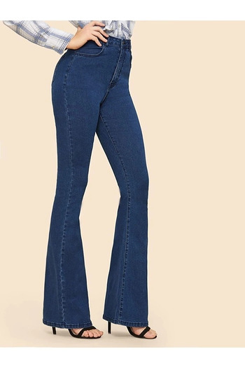Ramrod Leyli Special Design Women's Non-Fading High Waist Lycra Gathering Spanish Pantalon