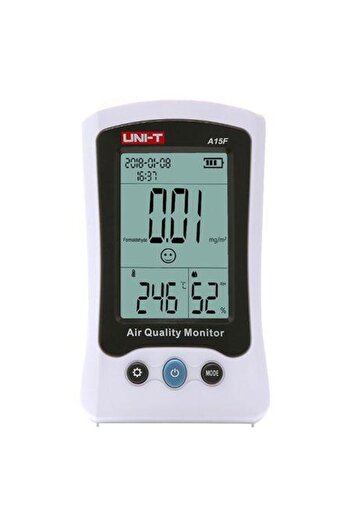 Unit Air Quality Measuring Device UNI-T A15F, 1300mAh Rechargeable Battery, Auto Shut-Off (White)