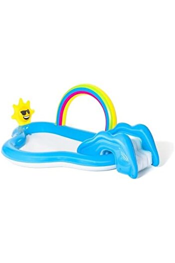 BESTWAY Rainbow N' Shine Pool And Play Center 2.57m x 1.45m x 91cm