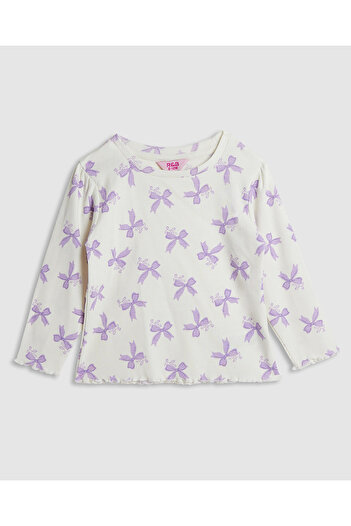 R&B 2 Pack Printed Tops with Long Sleeves