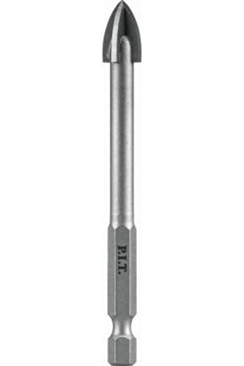 GENERAL PIT Glass and Ceramic Drill Bit (3 mm) Length (6.5 cm), Hex Chuck (1/4") AMAS11-003P