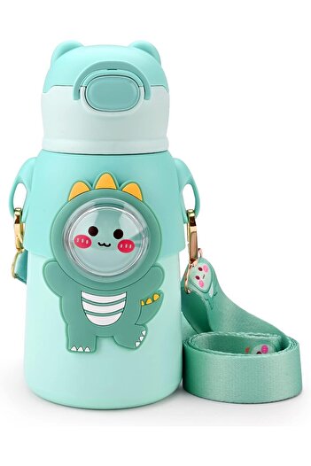 Mobcos STARLII 3d Cartoon Animal Print Cute Design 18oz Vacuum Insulated Water bottle