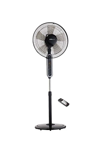 Electro general Stand Fan FST-BK49R with Remote Control 60Watts, Low Noise Operation Adjustable Angle3Speed Settings