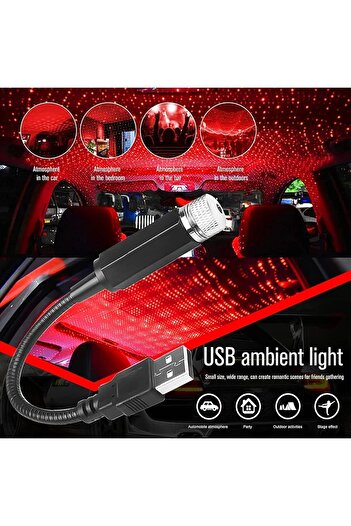 Generic NEW Star Sky Projector Light Portable Atmosphere Decorations Night Lamp for Car, Ceiling, Bedroom, P