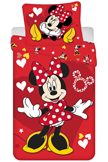 Minnie Mouse Disney Minnie Love & Stars bedding cover 140×200cm, 70×90 cm