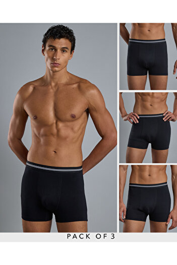 R&B 3 Pack Solid Trunks