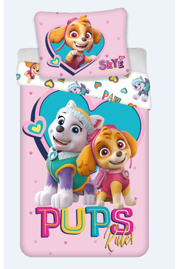 PAW PATROL Pups Rule bedding set 140x200cm, 70x90 cm