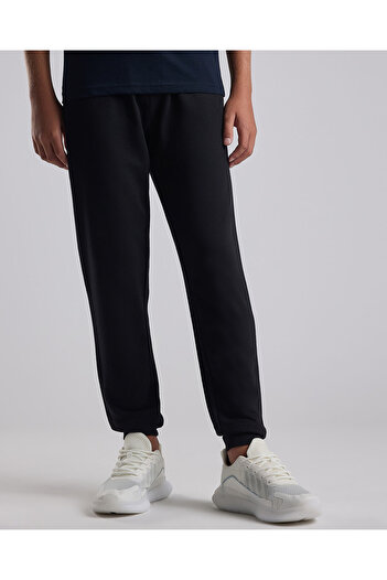 R&B Solid Joggers with Drawstring Waist