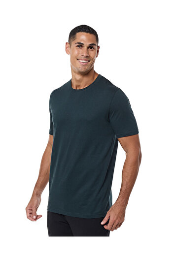 R&B Solid T-Shirt With Crew Neck And Short Sleeves