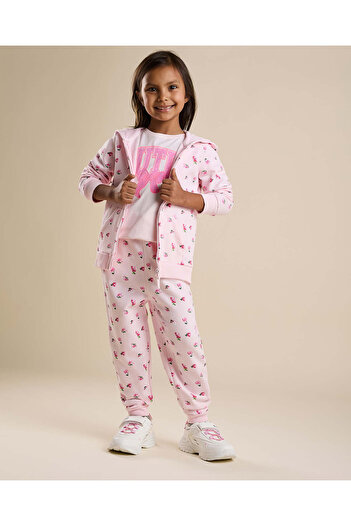 R&B Printed Hooded Clothing Set