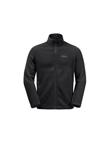 Jack Wolfskin Jack Wolfskin Winterstein Fz m Black Men's Black Fleece Jacket 1711371-6000-6000