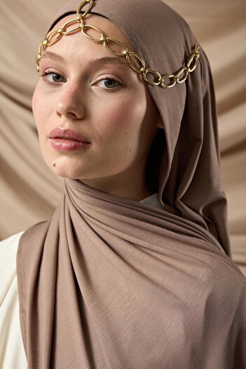 Silk Home Premium Combed Cotton Shawl 65002-09 Dark Mink