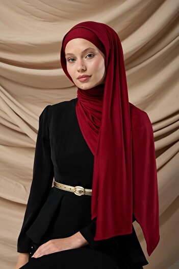 Silk Home Premium Combed Cotton Shawl 65002-06 Claret Red