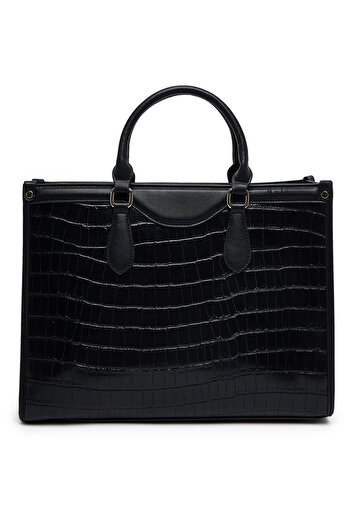 R&B Textured Satchel Bag