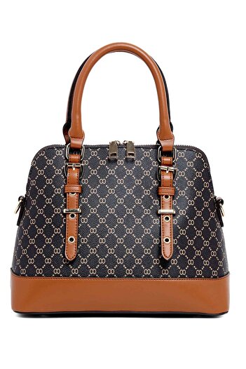 R&B Patterned Satchel Bag