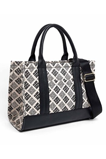 R&B Patterned Tote Bag